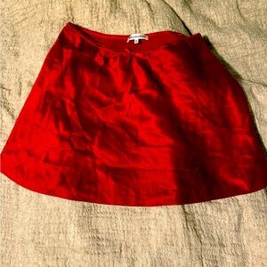 Reformation Silk Mini Skirt